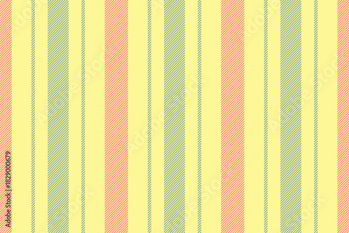 Casic seamless pattern fabric, aztec lines vertical background. Irim stripe texture textile vector in yellow and pastel colors.