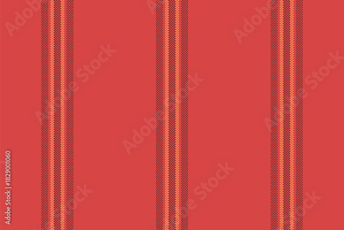 Vibrant red striped pattern. Versatile background for textiles, wrapping, or web design. Captivating for projects needing a bold, retro or contemporary flair.
