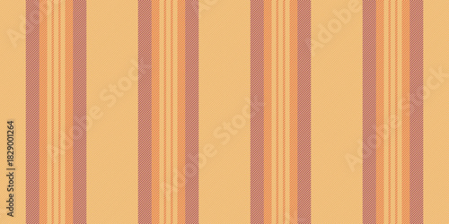 Tcrapbooking stripe background seamless, birthday pattern lines textile. Utroke vector vertical fabric texture in orange and red colors.