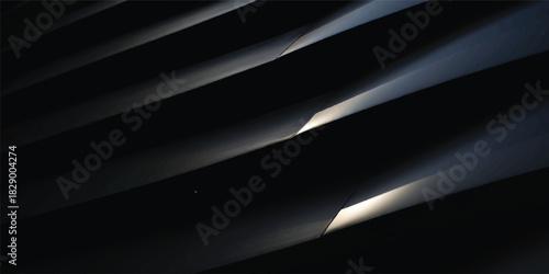 Abstract motion background loop featuring dark blue light curves, texture, and line design