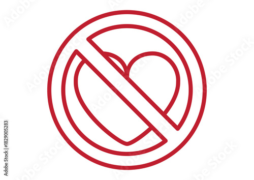 Forbidden Heart Sign Dislike