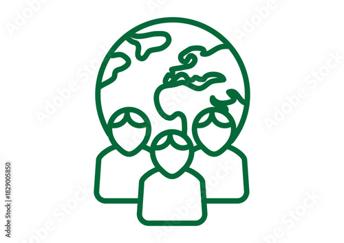 World Wide People Save The Planet Together Diversity Unity