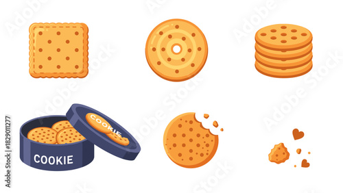 Delicious cookies assortment for snack lovers, sweet treat moments, and tasty dessert cravings