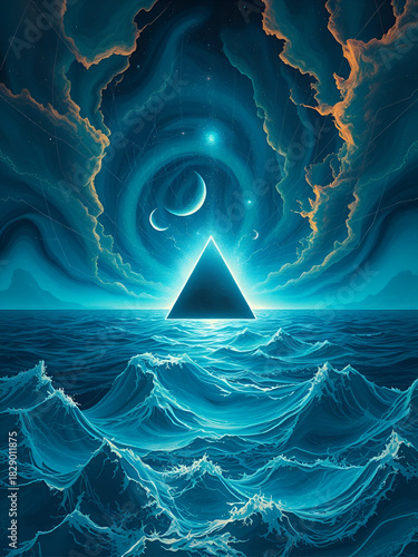 Ethereal Vortex: Mysterious Ocean Anomaly, Bermuda Triangle Enigma