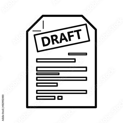 Document draft in progress waiting for approval is essential for business planning and decision making, crucial for project success and future ventures