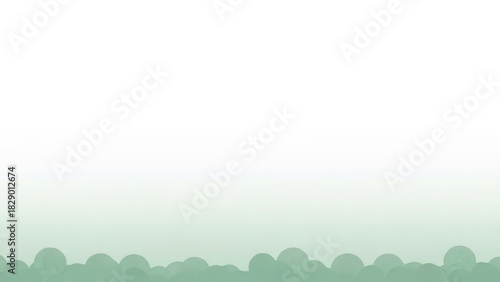 Minimalistic green abstract background with soft gradients