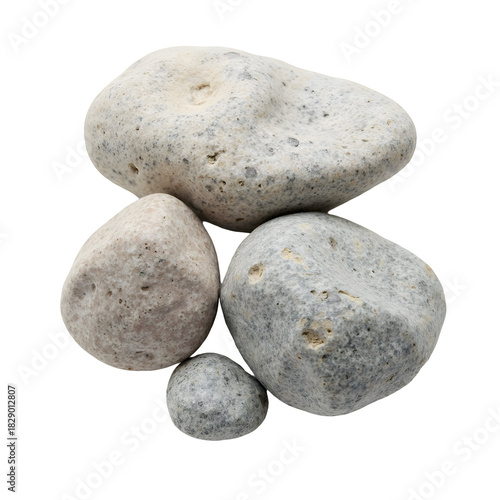 Rock stones isolated