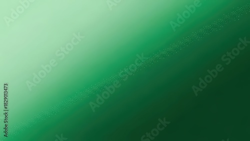 Gradient green abstract background with subtle diagonal dotted line