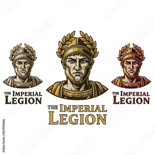 The Imperial Legion Roman Soldier Emblematic Busts.