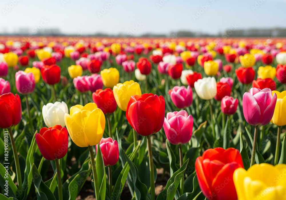Obraz premium tulip flower background