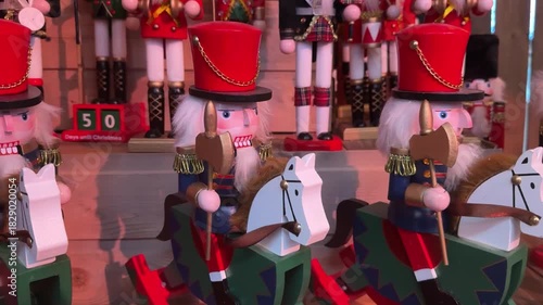 Christmas Nutcracker Toys On Display Video