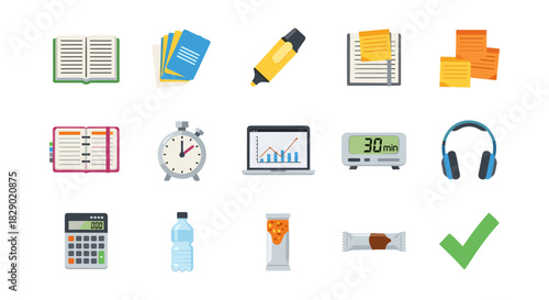 Office and study essentials for productivity in a modern workspace