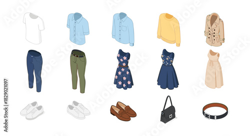 Stylish casual and formal outfits collection