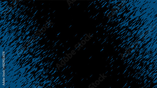 Abstract blue and black textured background design.
