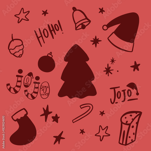 Elementos para navidad hechos a mano