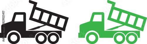 junk removal truck icon