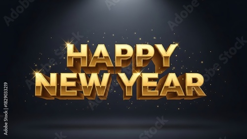 Happy New Year 2026 script text hand lettering. Design template Celebration typography poster, banner or greeting card for Merry Christmas and happy new year. | Happy new year | Happy new year 2026