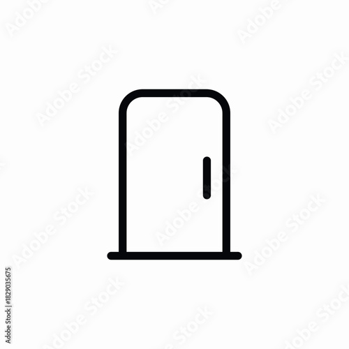 close door icon sign vector