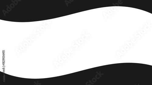 Abstract black waves flowing smoothly, perfect for background overlay and modern design projects