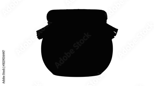 Homemade jam jar ready for delicious recipes, perfect for food blogs and culinary projects