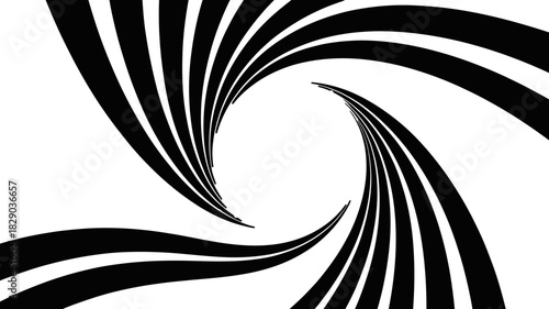 Elegant abstract swirl pattern design element for creative projects and modern background usage