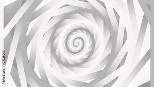 Vibrant Silver Swirling Spiral Abstract Pattern Background Graphic