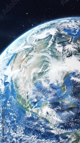 Wallpaper Mural Planet earth from space globe of continents oceans and atmosphere Torontodigital.ca