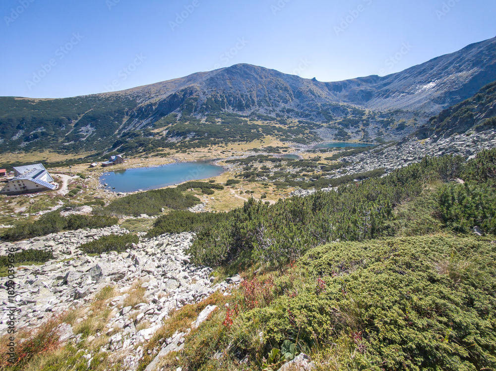 Obraz premium Landscape of Musalenski lakes, Rila mountain, Bulgaria