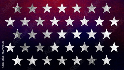 American Stars Tribute Background for Veterans Day