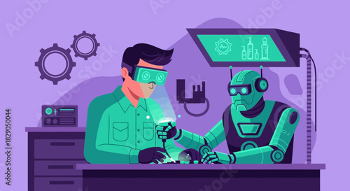 Human and Robot Collaboration in Product Development using Augmented Reality