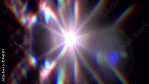 Lens Flare Video Overlay Dynamic Light Leak Effects