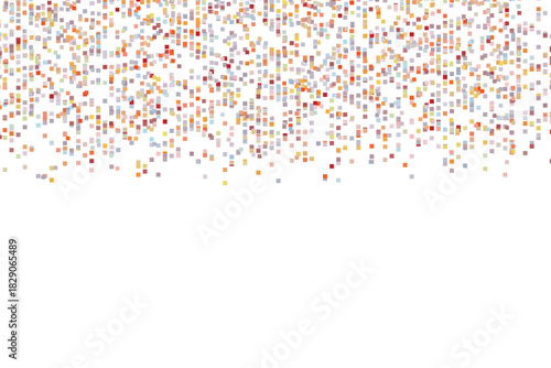 Multicolor dotted background, colorful vector texture with circles. Glitter abstract illustration with blurred drops of rain. Pattern for ads, web page, wallpaper, poster, banner. Copy space.