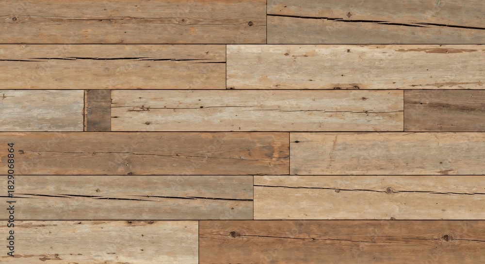 Naklejka premium Rustic Wood Plank Background with Natural Grain and Texture.