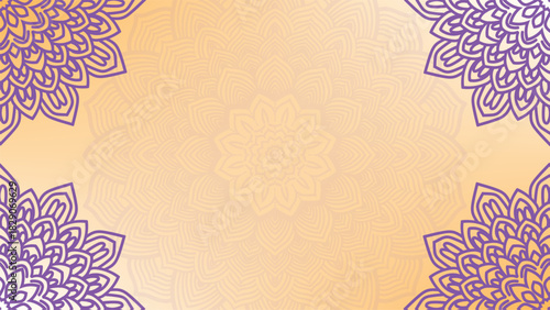Mandala Background - Gradient round mandala .Hand Made design by vishal Singh. Christmas Fest