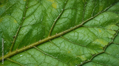 Horse-Chestnut (Aesculus hippocastanum). Leaf Closeup