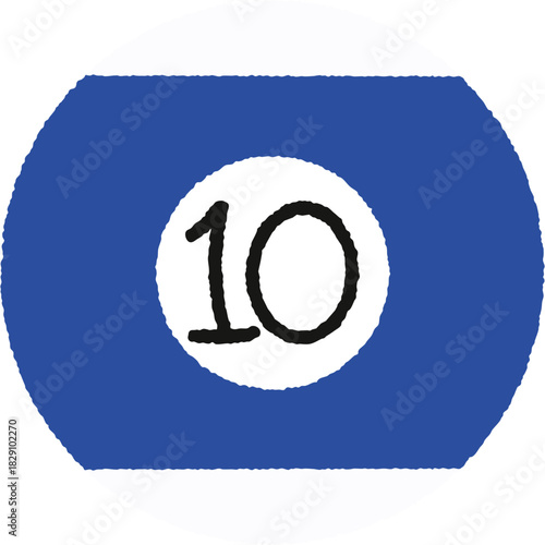 number 10 ball