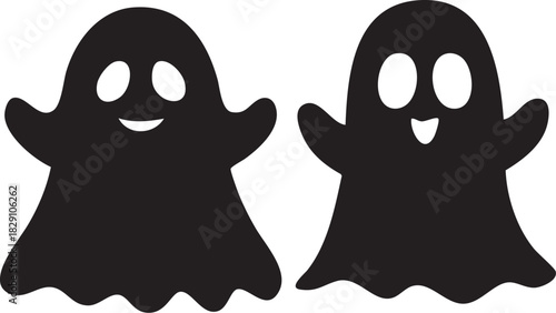 Halloween Spooky Witch Silhouette  Vector Fully Editable Smart Object Text Effect