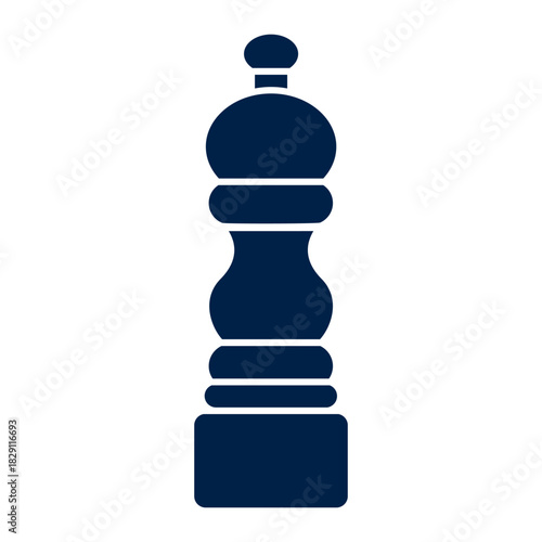 Pepper mill vector illustration icon