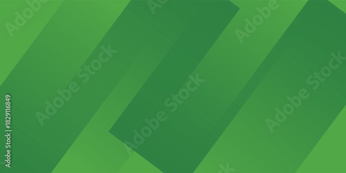Green abstract background with geometric shapes gradient color for presentation design. Suit for business, corporate, institution, conference, party, festive, seminar, and talks.