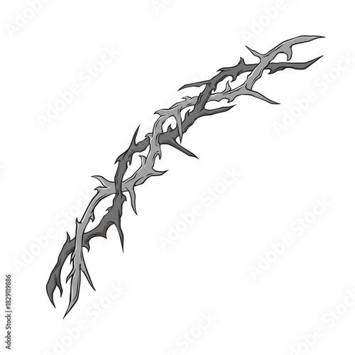 barbed wire illustration art