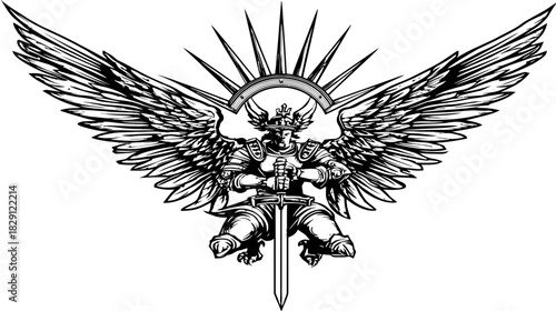 Black and white line art illustration of hands holding a heart-shaped gift box with a bow, symbolizing love, romance, and celebration.