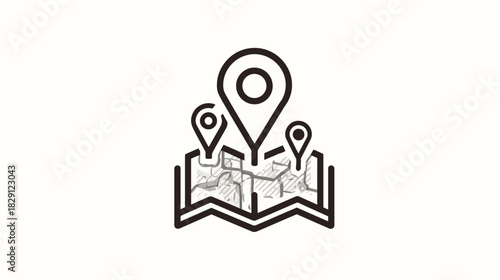 Black and white line art illustration of hands holding a heart-shaped gift box with a bow, symbolizing love, romance, and celebration.