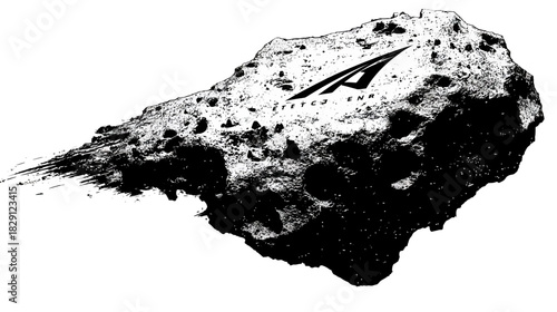 Black and white line art illustration of hands holding a heart-shaped gift box with a bow, symbolizing love, romance, and celebration.