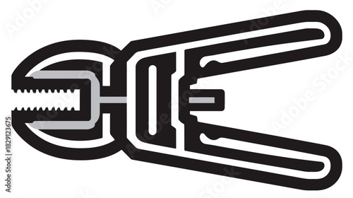 Black and white line art illustration of hands holding a heart-shaped gift box with a bow, symbolizing love, romance, and celebration.