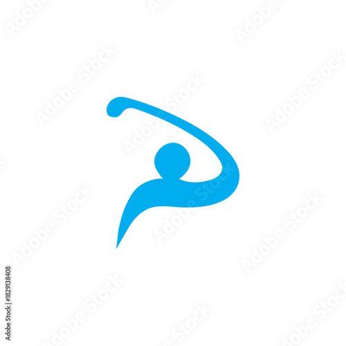 Golf icon set featuring sports and recreation elements