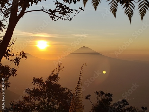 Sunrise over the mountains