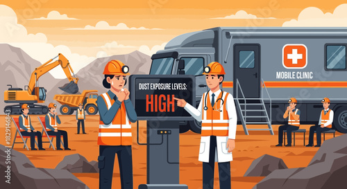 Addressing High Dust Exposure Levels at a Mobile Mining Clinic in the Field