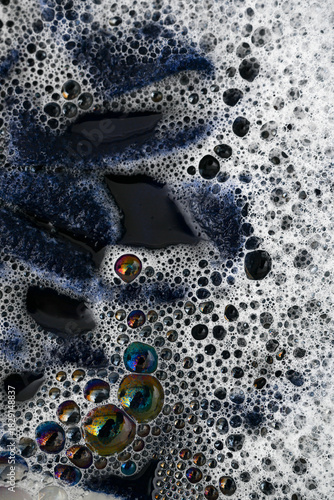 Cashmere Wool Sweater Being Hand Washed with Delicate Detergent