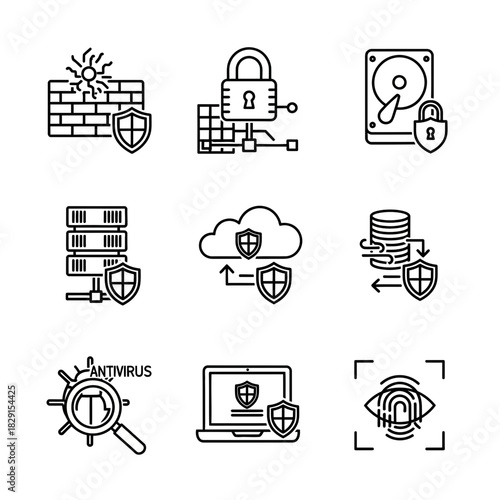 Robust cybersecurity protection, antivirus and data encryption for online safety, ensuring network security, and privacy in a digital world with a secure system