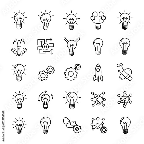 Innovation and Idea Icons